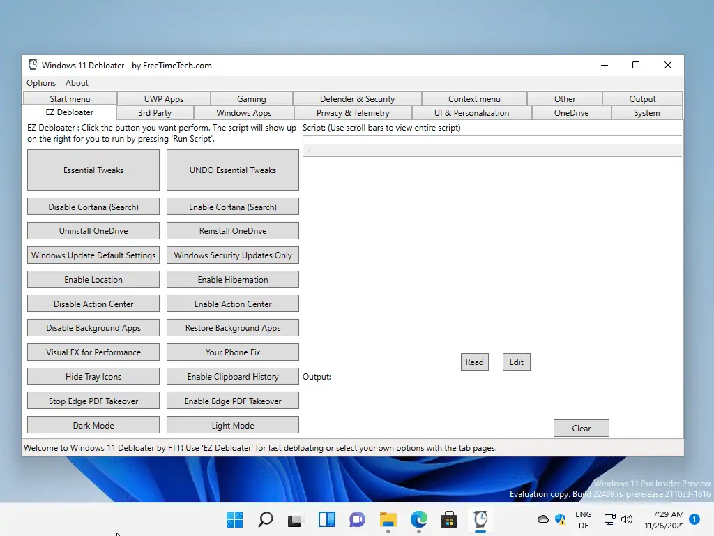 8py9enye-Windows 11 Debloater 2.0.6