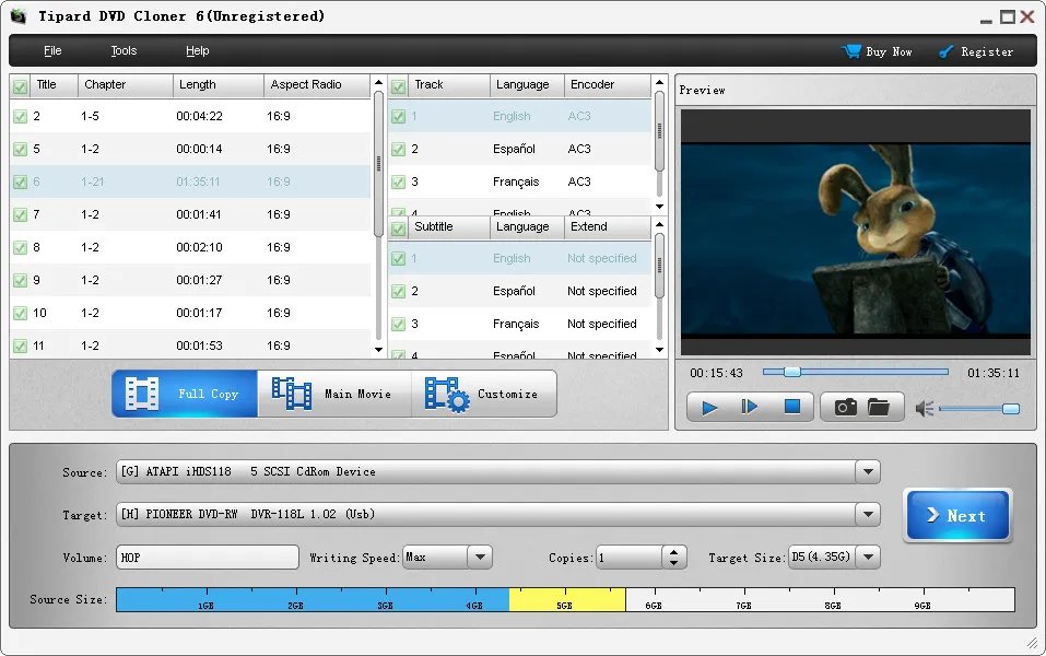 Descargar-4424n25v-Tipard DVD Cloner 6.2.76