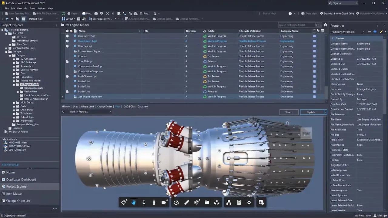Captura Autodesk Vault Professional Server 1