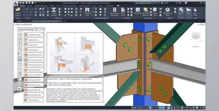 Captura Autodesk Advance Steel 1