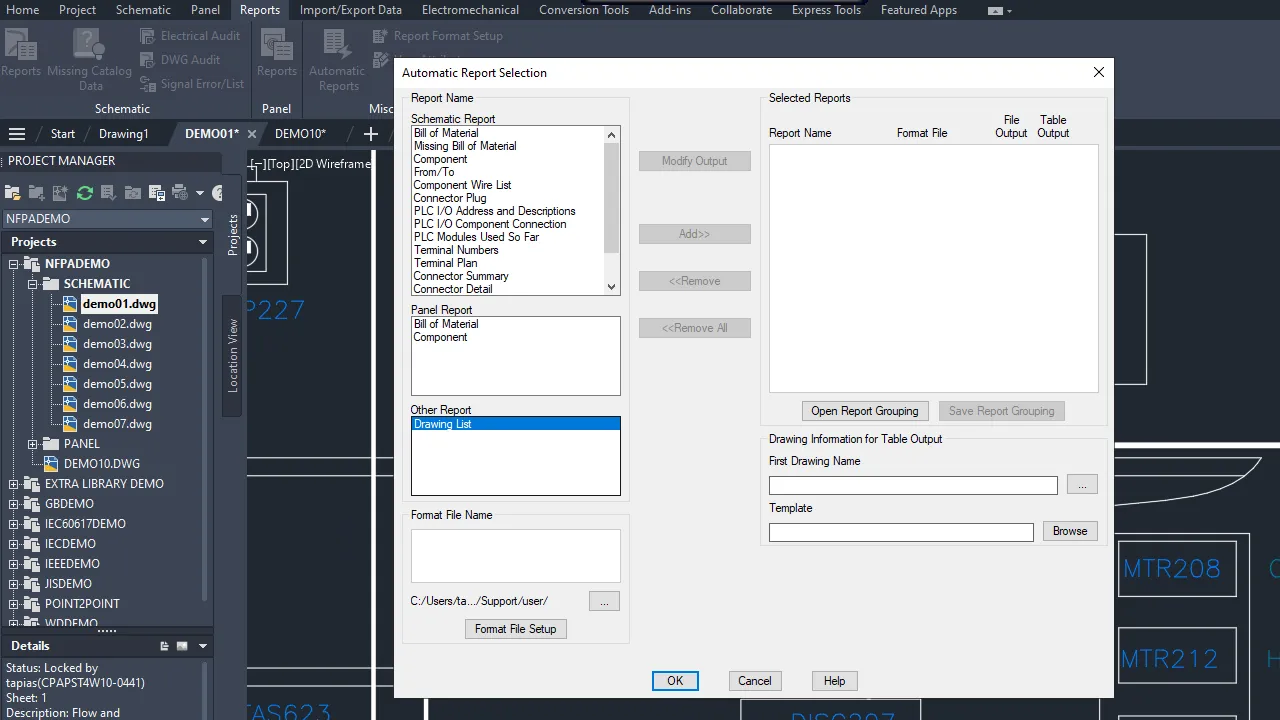 Captura Descriión de Autodesk AutoCAD Electrical 2