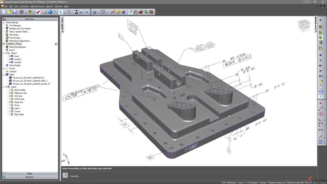 Captura Autodesk FeatureCAM Ultimate 2