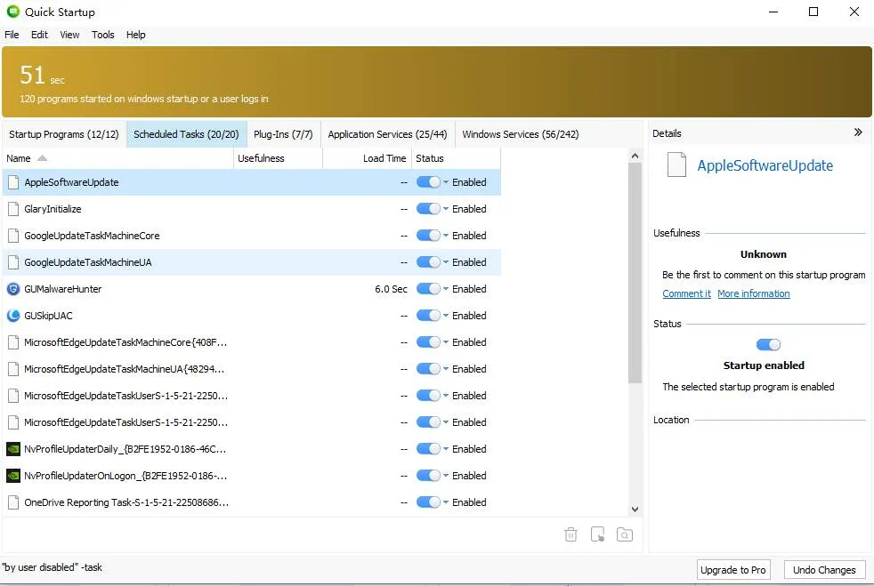 Descargar-l19ip2u1-Glary Quick Startup 6.0.1.2