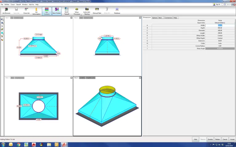 Captura Autodesk Fabrication CAMduct 2