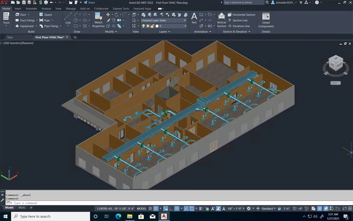 Captura Autodesk AutoCAD MEP 1