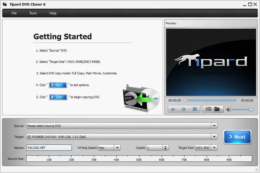Descargar-ste4qh2h-Tipard DVD Cloner 6.2.76