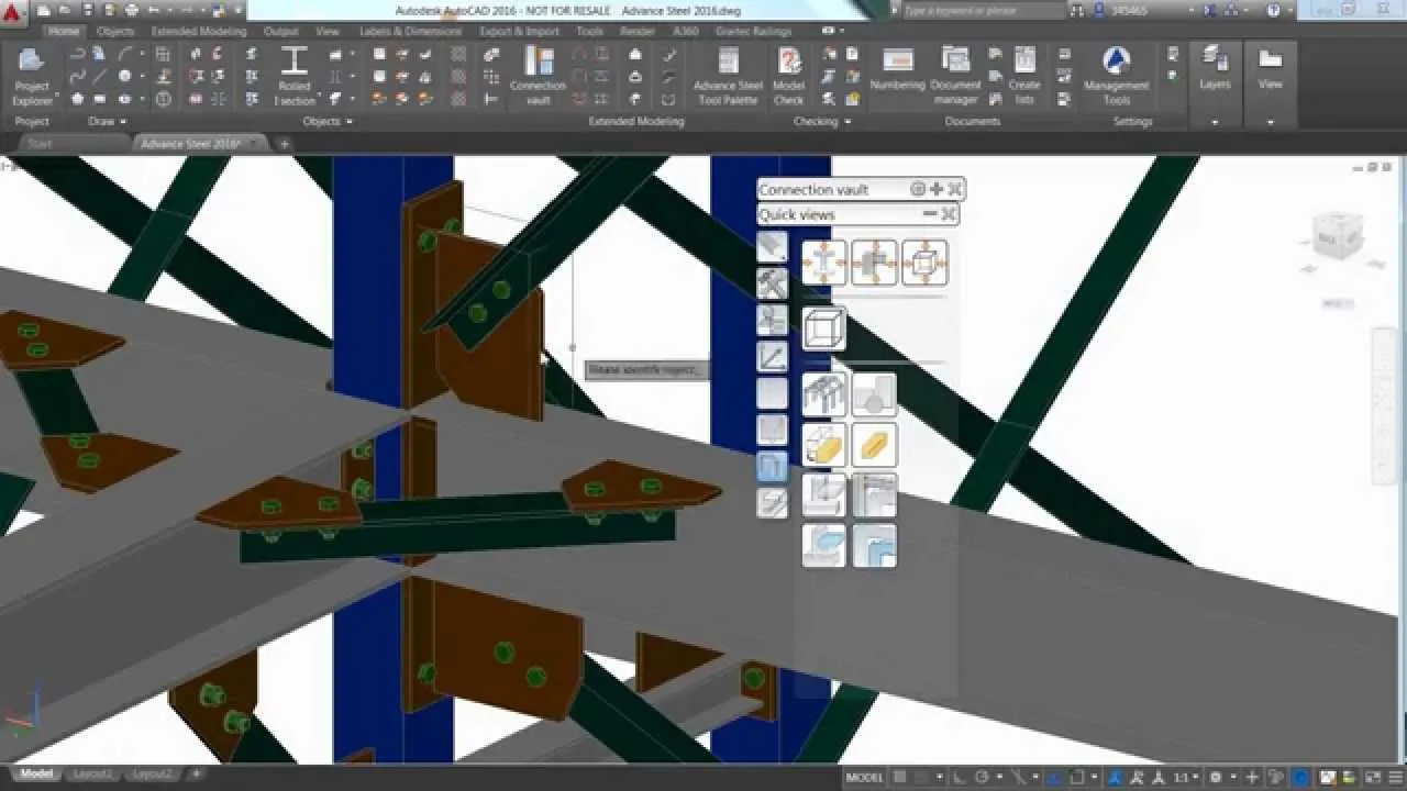 Captura Autodesk Advance Steel 3