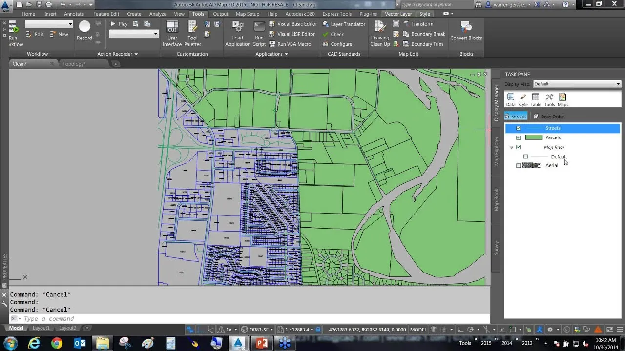 Captura Autodesk AutoCAD Map 3D 2