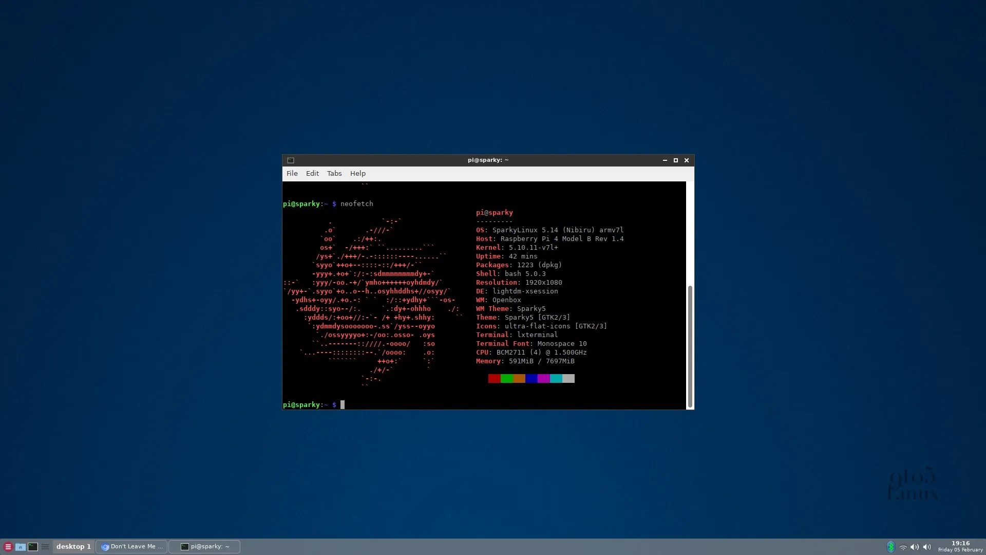 Linux-Sistema-Operativo-sk4wny2k-Sparky Linux 5.0