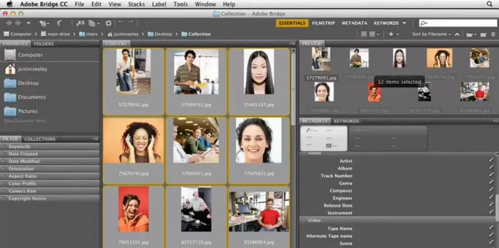 Captura Adobe Bridge para macOS 2