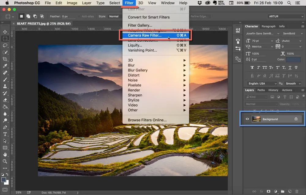 Captura Adobe Camera Raw for macOS 2
