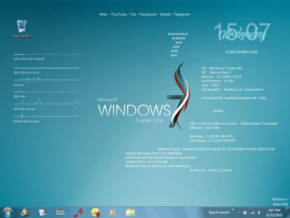 Sistema-Operativo-6cig780l-Windows-7 Super Lite Edition