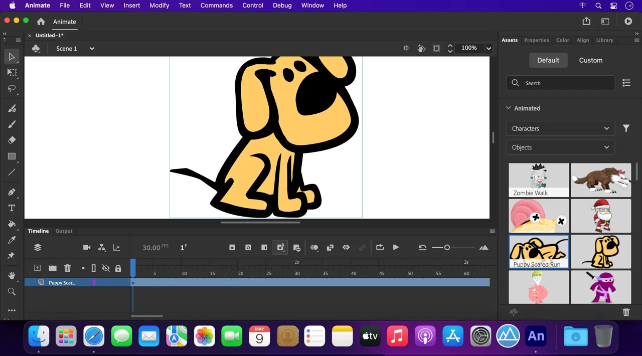 Captura Adobe Animate para Mac 1