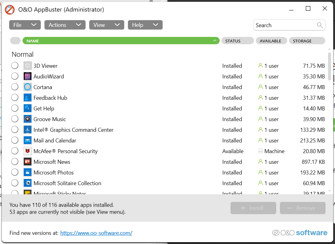 ux4unrrf-O&O AppBuster 1.4.1345