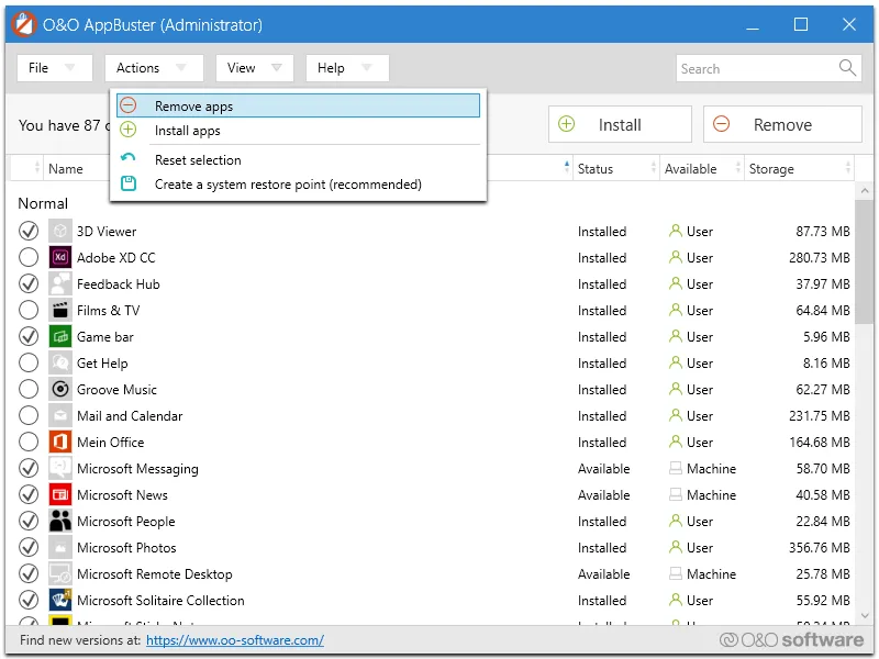 xkjx40gn-O&O AppBuster 1.4.1345
