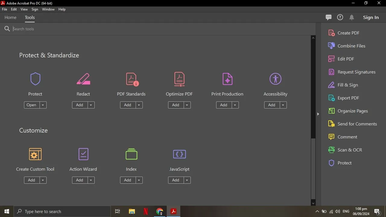 Captura Adobe Acrobat Pro DC 2