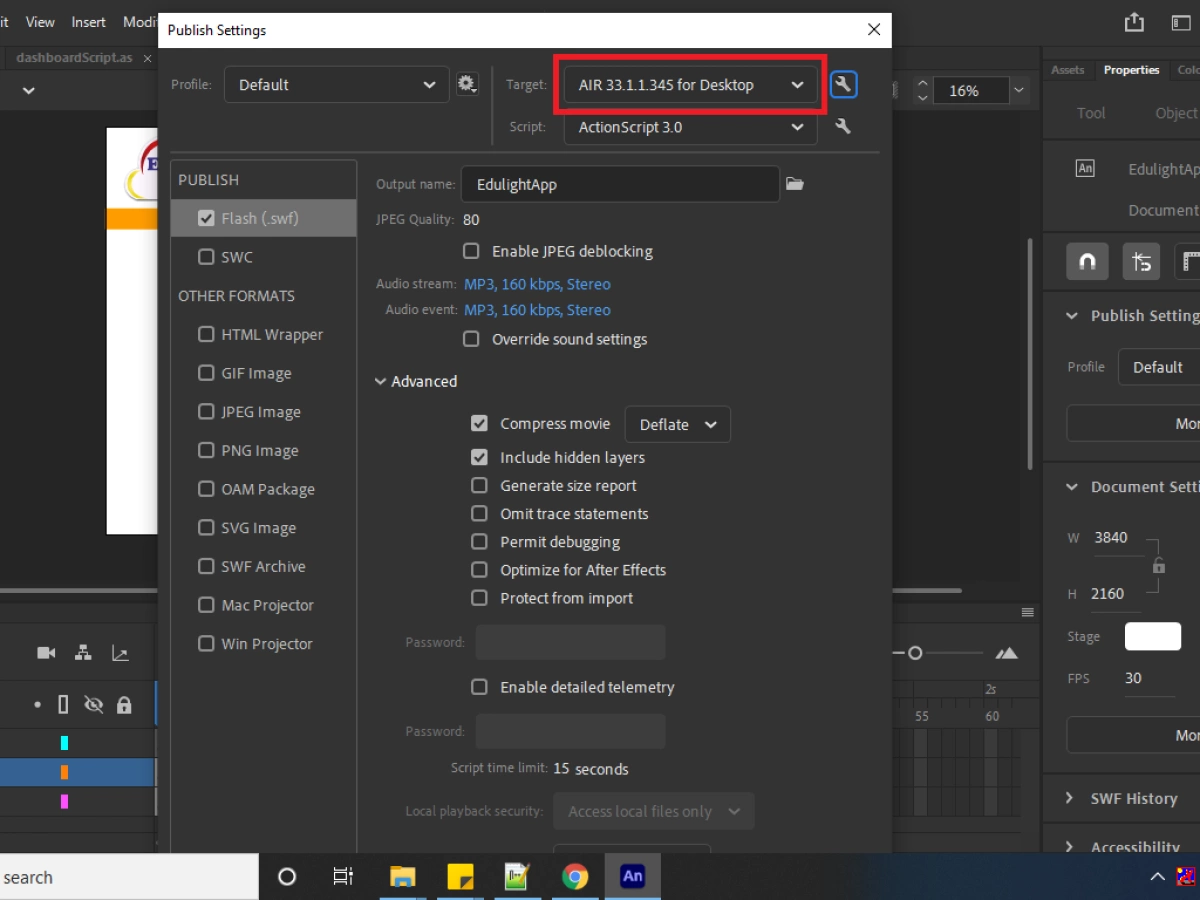 Captura Adobe Air 1