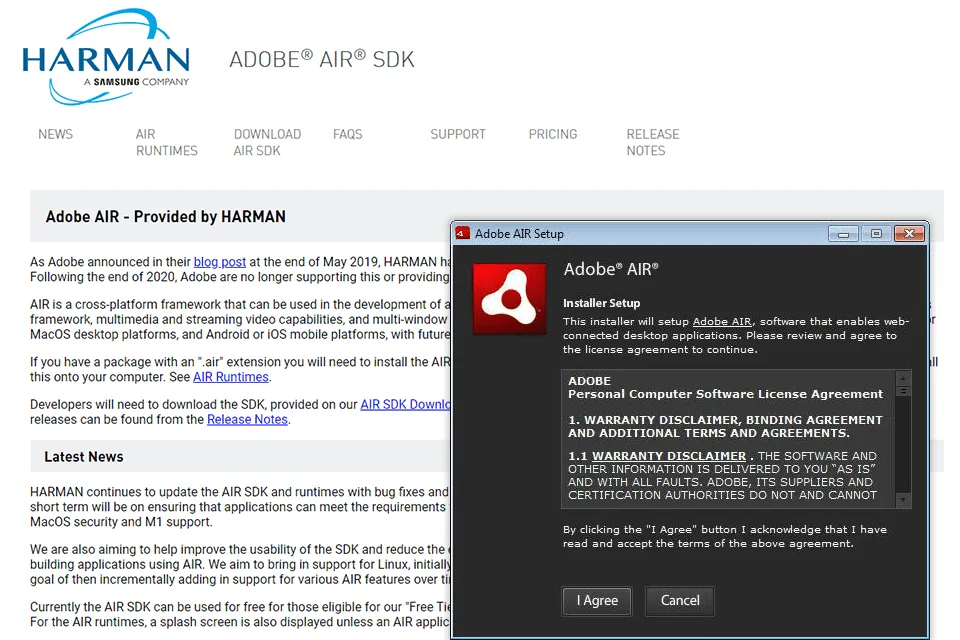 Captura Adobe Air 2