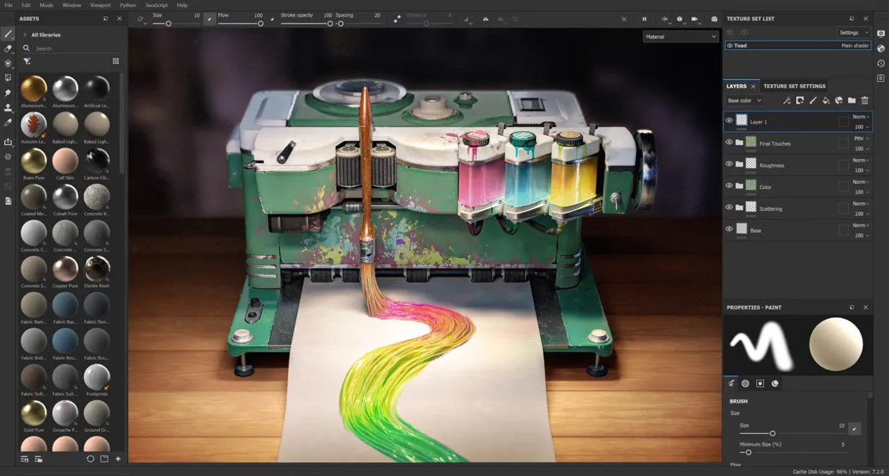 Captura Adobe Substance 3D Painter 1