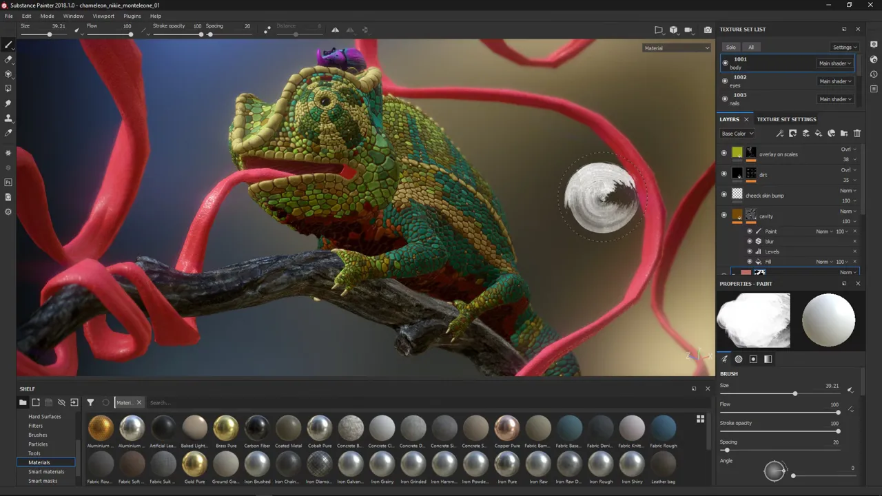 Captura Adobe Substance 3D Painter 2