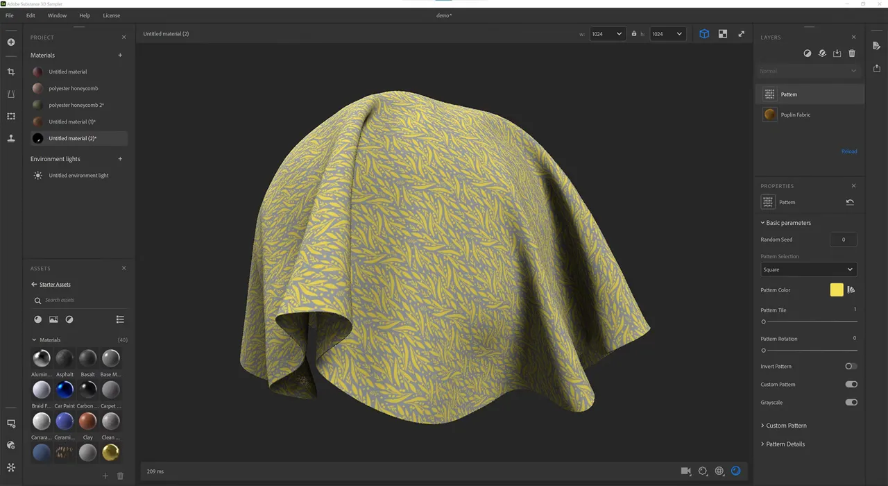 Captura Adobe Substance 3D Sampler 2