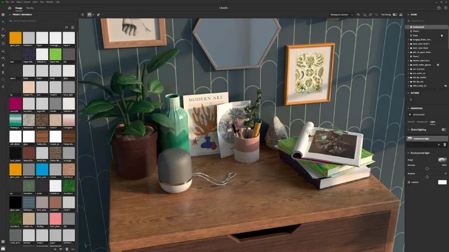 Captura Adobe Substance 3D Stager 2