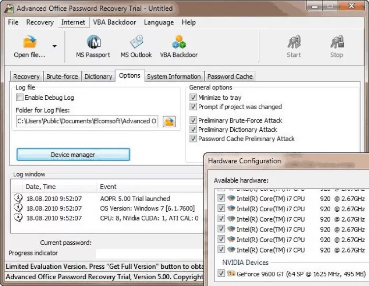 Advanced WordPerfect Office Password Recovery-u3p564k9