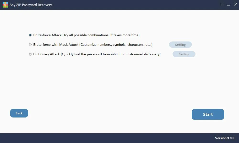Any ZIP Password Recovery-kuprhcx9-Captura de Pantalla