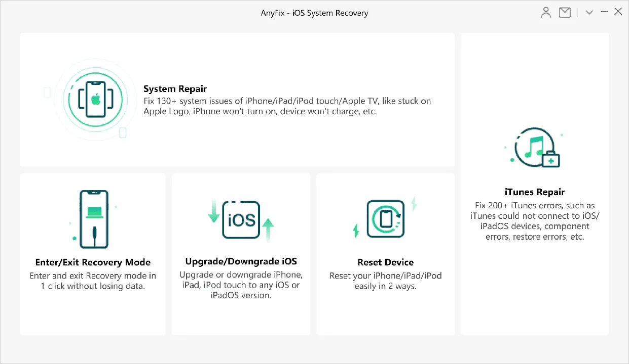 AnyFix - iOS System Recovery-t842yco3-Captura de Pantalla