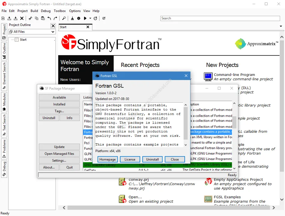 Approximatrix Simply Fortran-qjkh2zui-Captura de Pantalla