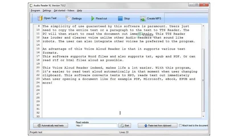 Audio Reader XL-7vcvrier-Captura de Pantalla