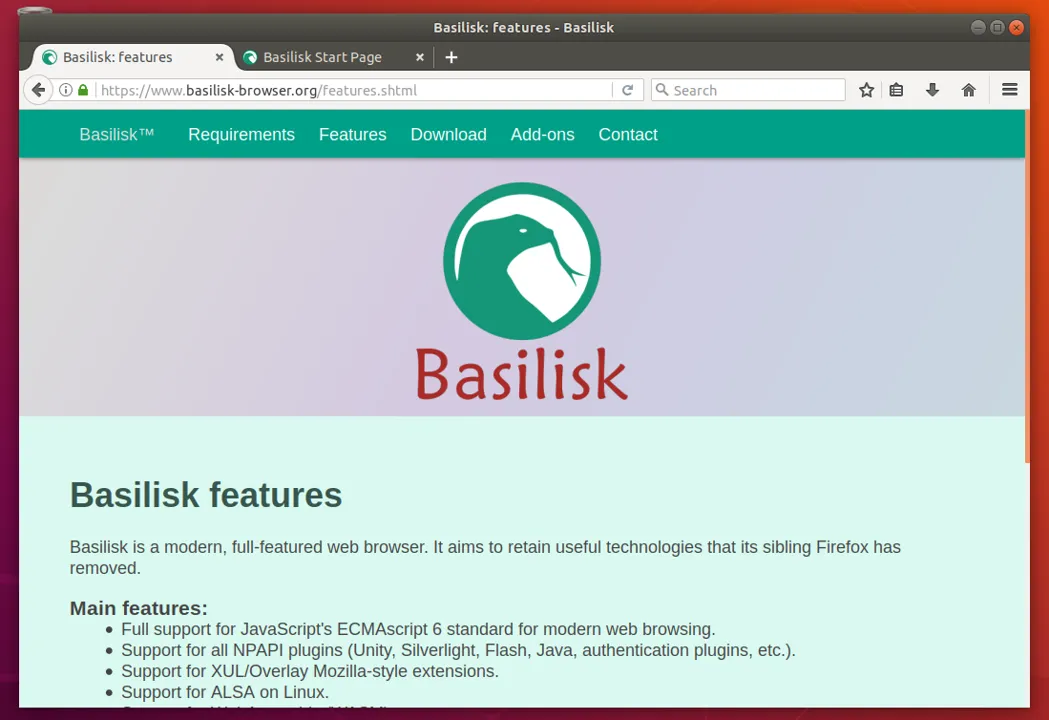 Basilisk Browser-p46ux2ho-Captura de Pantalla