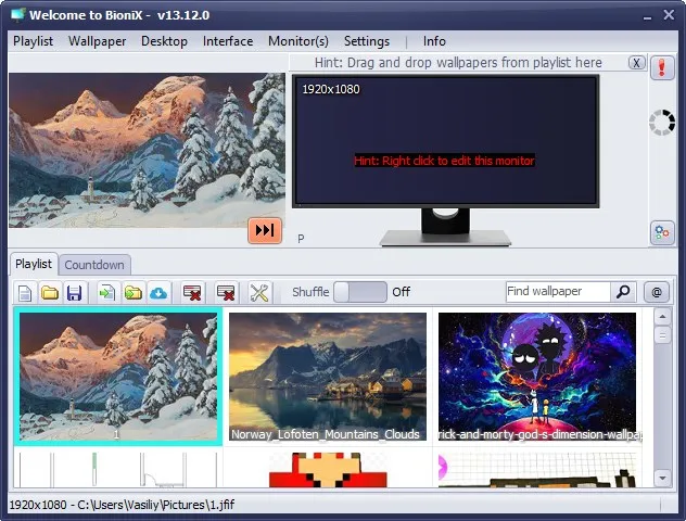 BioniX Desktop Wallpaper Changer Pro-m4uvi2zx-Captura de Pantalla