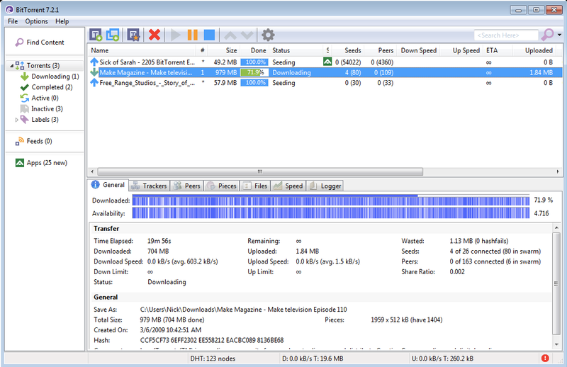 BitTorrent PRO-02070k1uCaptura de Pantalla