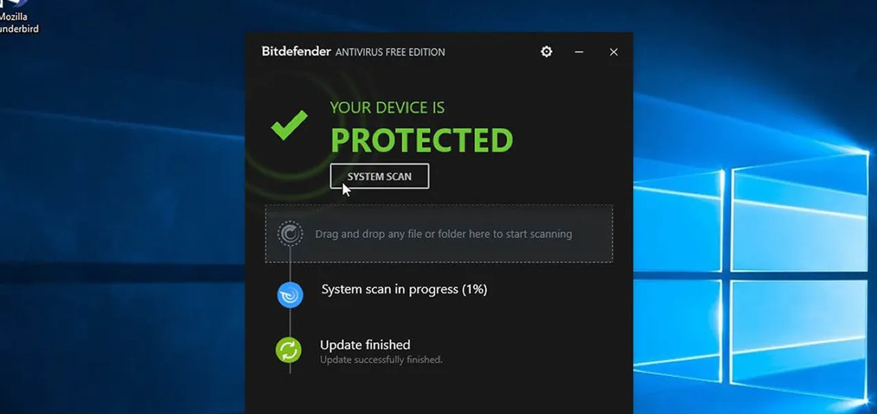 Bitdefender Antivirus Free-zbotejau-Captura de Pantalla