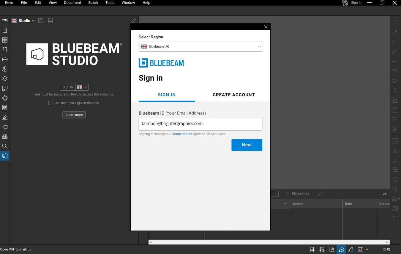 Bluebeam Revu-abk0sizkCaptura de Pantalla