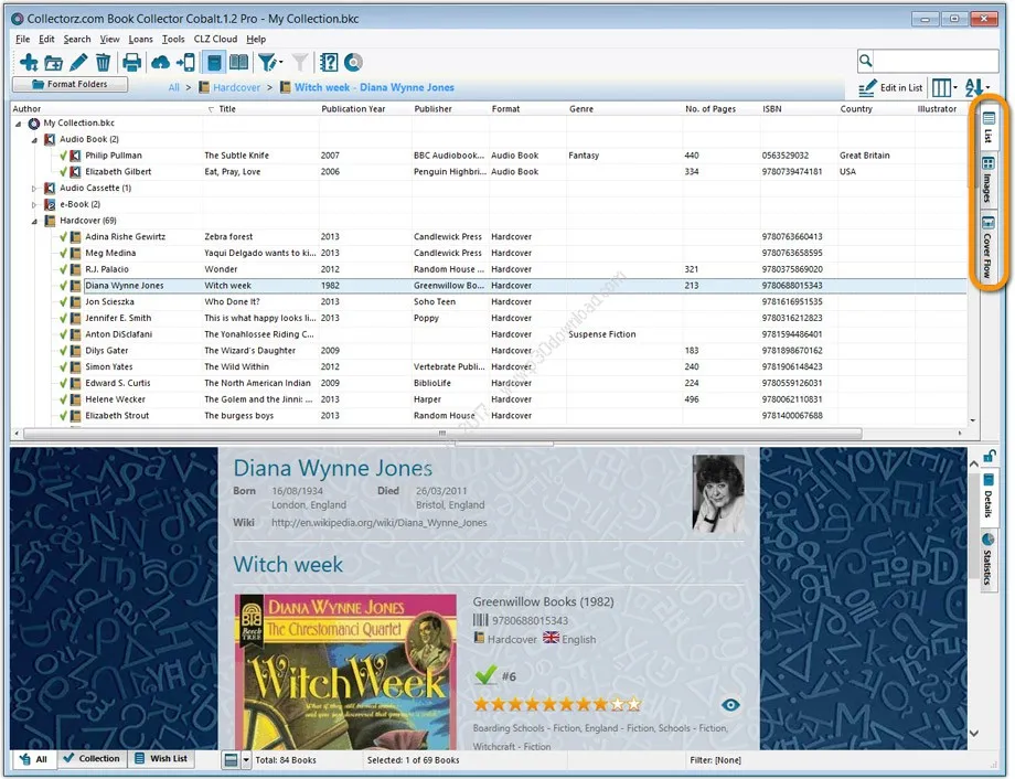 Book Collector Pro software-56x4a04sCaptura de Pantalla