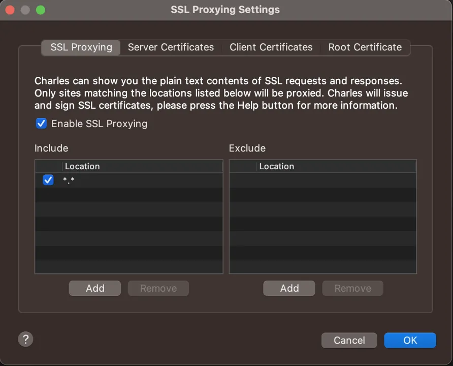 Charles Web Debugging Proxy-h4b30a3mCaptura de Pantalla