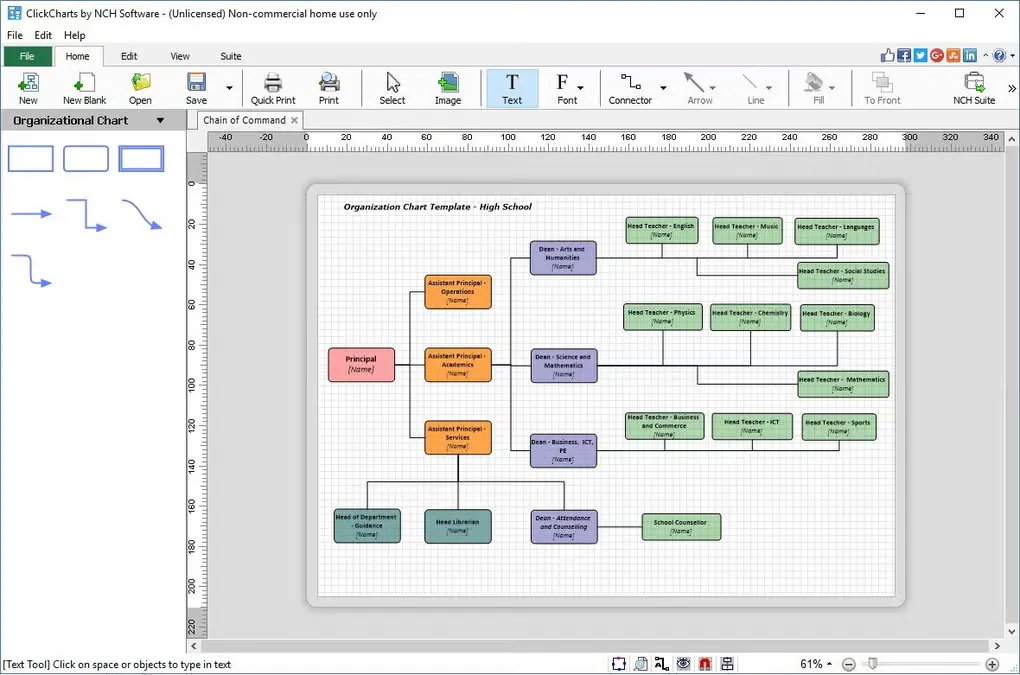 ClickCharts Pro-clickcharts-flowchart-software-main-Captura de Pantalla