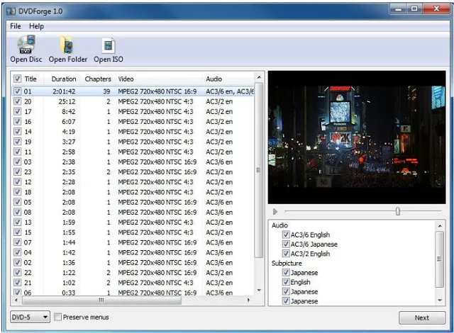 DVDForge-x6ixay3wCaptura de Pantalla