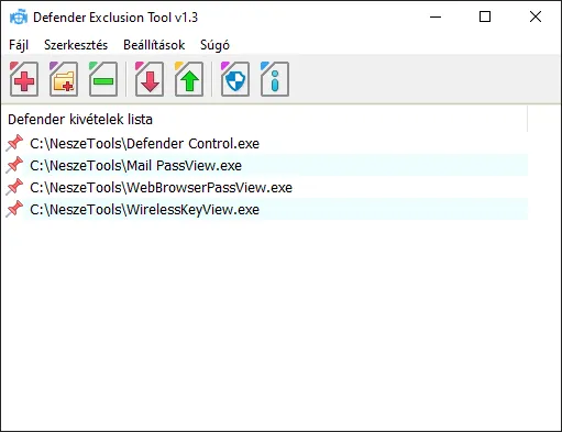 Defender Exclusion Tool-m8jgibhxCaptura de Pantalla