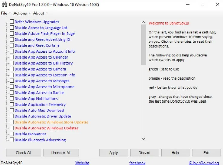 DoNotSpy11 Pro-kk63rvxtCaptura de Pantalla