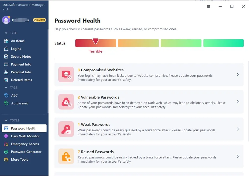 DualSafe Password Manager-mr0huhxbCaptura de Pantalla