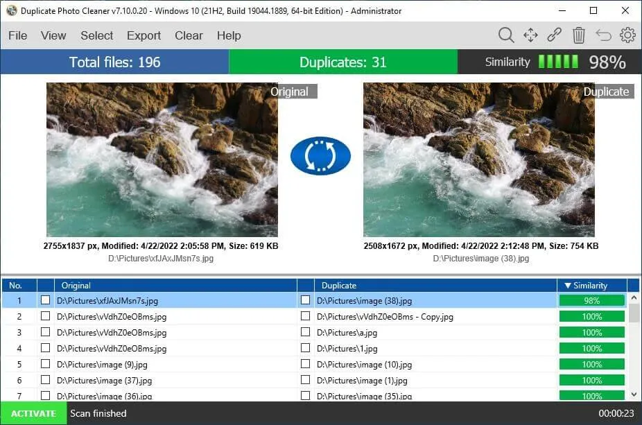 Duplicate Photo Cleaner-m2xobflrCaptura de Pantalla