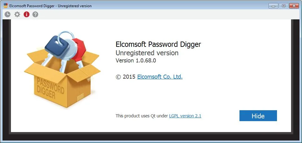 Elcomsoft Password Digger-4e3ornj8Captura de Pantalla