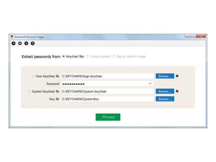 Elcomsoft Password Digger-6rwxyqz7Captura de Pantalla