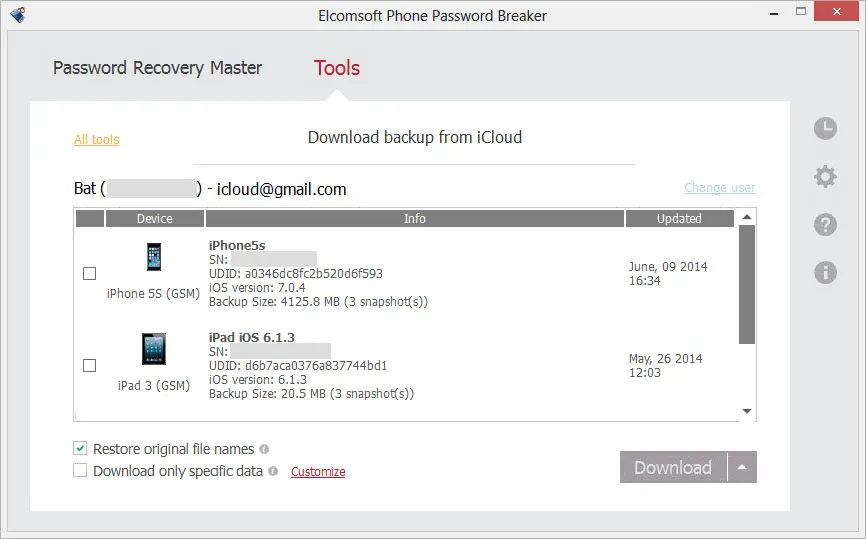 Elcomsoft Phone Breaker Forensic-jqwvqzqzCaptura de Pantalla