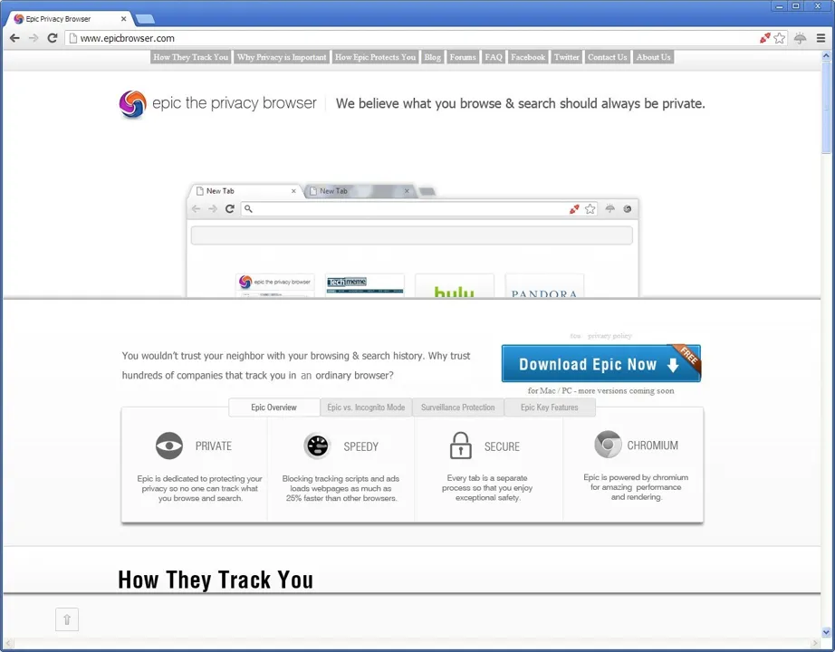 Epic Privacy Browser-x9e5snmjCaptura de Pantalla