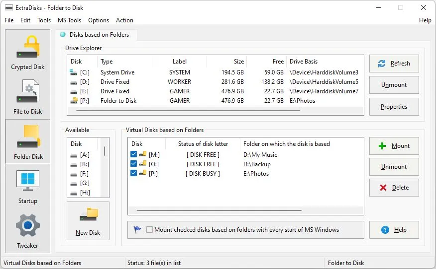 ExtraDisks Home-w59hzpvqCaptura de Pantalla