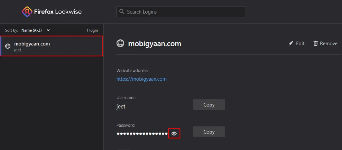 Firefox Password Viewer-dh5t2kp7Captura de Pantalla
